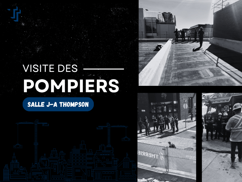 Visites des pompiers Salle J-A Thompson Visites des pompiers Salle J-A Thompson